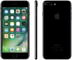 Sim Free Apple iPhone 7 Plus 256GB Mobile Phone - Jet Black.